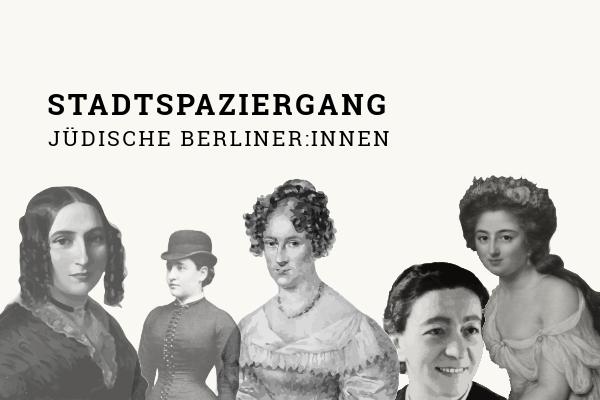 Fanny Hansel, Bertha Pappenheim , Henriette Herz, Paul Fürst schwarz weiß Portrait auf beigen Hintergrund