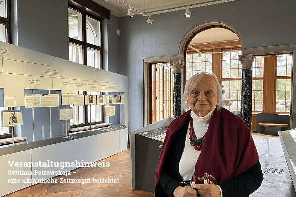 Svitlana Petrowskaja im Haus der Wannsee-Konferenz